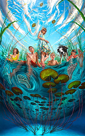 reflections oil on canvas